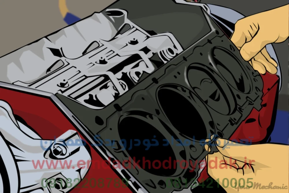 تعویض سریع واشر سرسیلندر همدان | تعمیر خودرو در محل