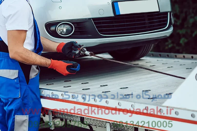 امداد خودرو در جاده همدان ساوه