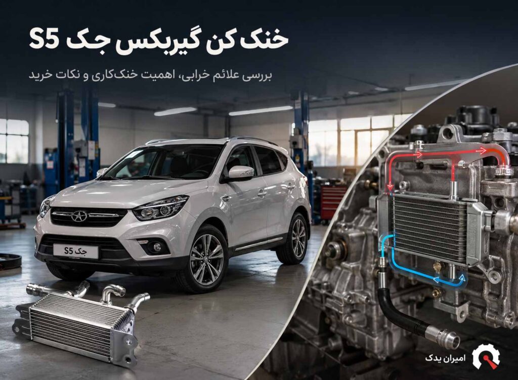 راهنمای خرید قیمت و مشخصات خنک کن گیربکس جک S5